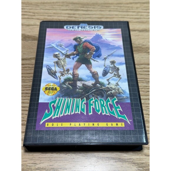 Shining Force (Sega Genesis, 1992) Genuine Tested Complete CIB Nice - Picture 1 of 3